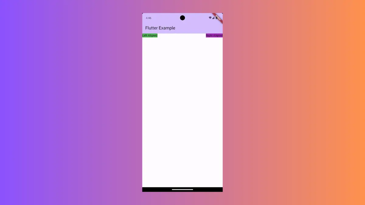 How To Align Row Items Left And Right In Flutter Coding With Rashid