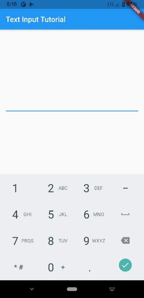 Flutter TextField phone number input