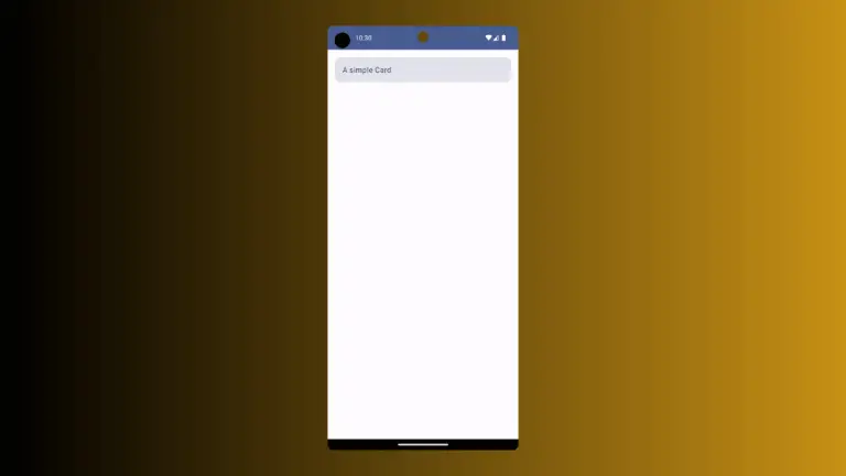 How to Create a Simple Card in Android Jetpack Compose