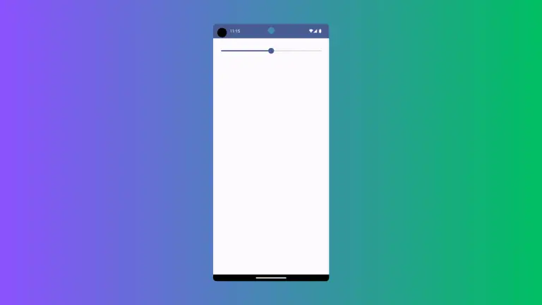 How to Add Slider in Android Jetpack Compose