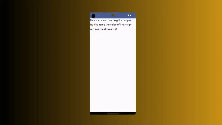 How to change Text Line Height in Android Jetpack Compose