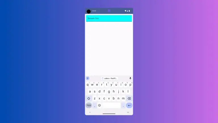 How to Change TextField Background Color in Android Jetpack Compose
