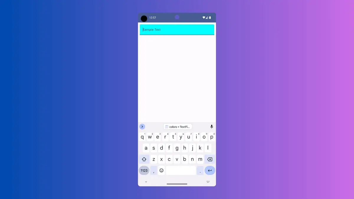 How to Change TextField Background Color in Android Jetpack Compose