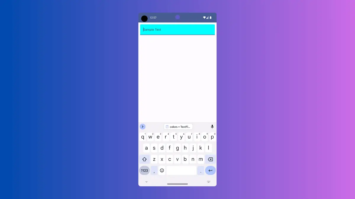 How To Change TextField Background Color In Android Jetpack Compose 