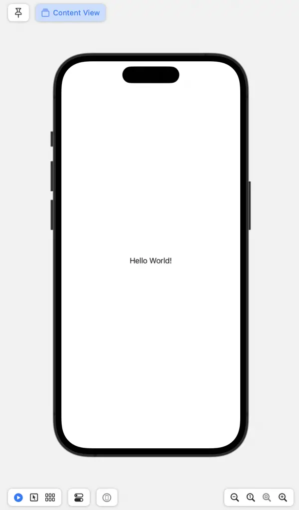 swiftui hello world app