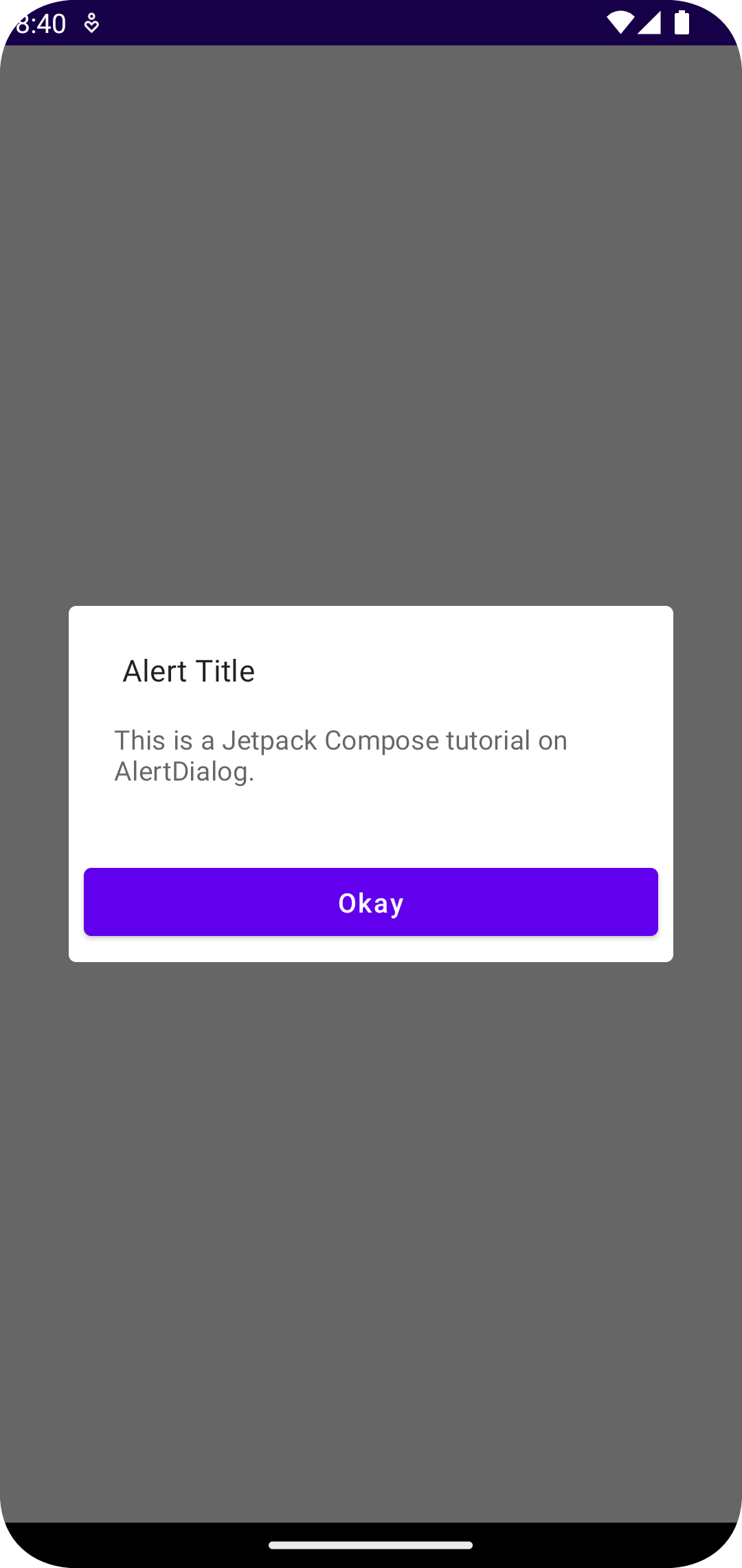 How To Show Alert Dialog In Android Jetpack Compose - Coding With Rashid