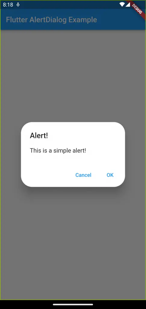 flutter alertdialog border radius