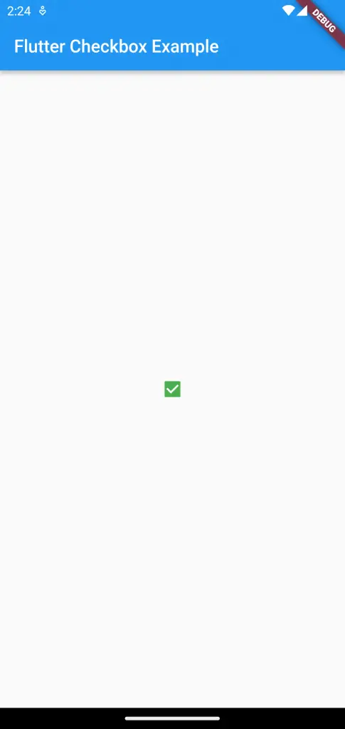 flutter checkbox example