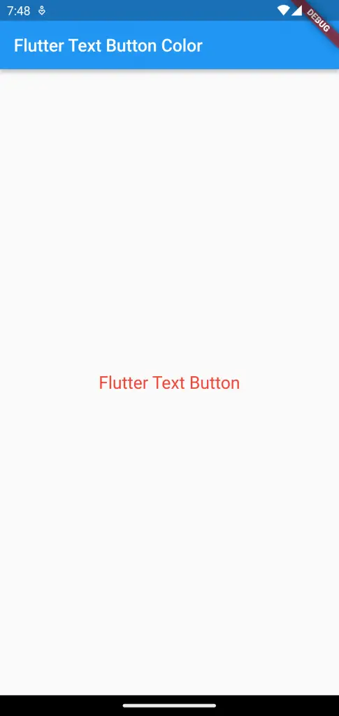 flutter textbutton color