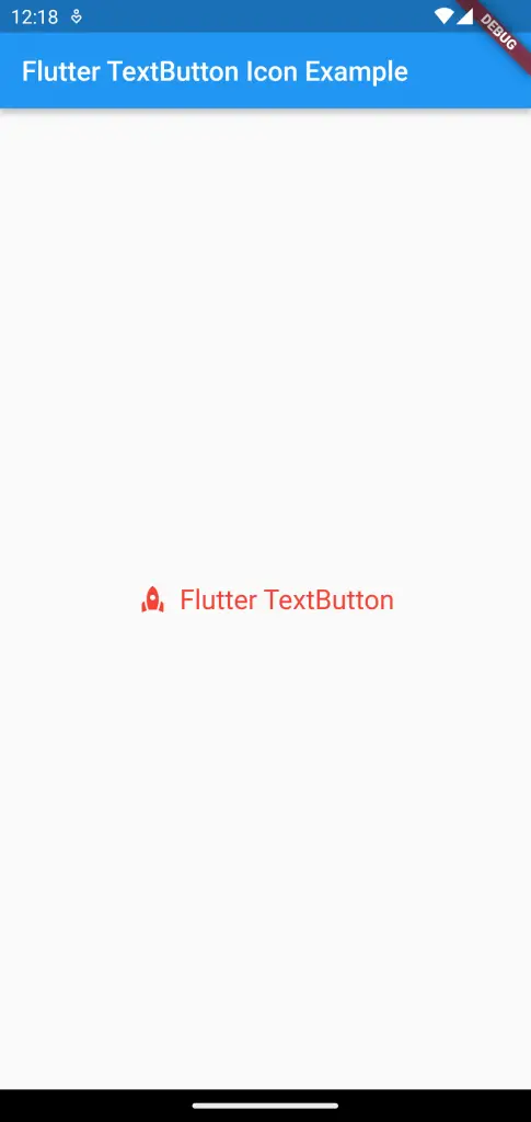 flutter textbutton icon