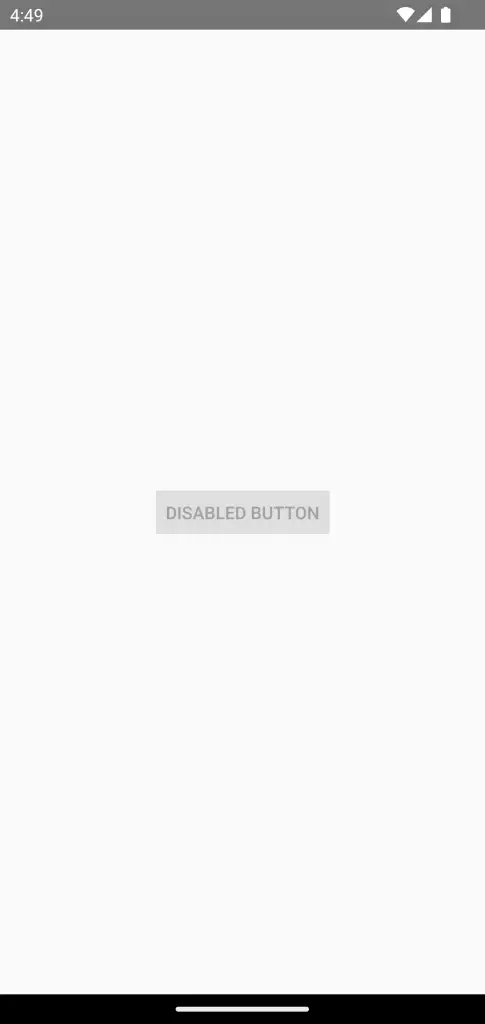 react native disable button