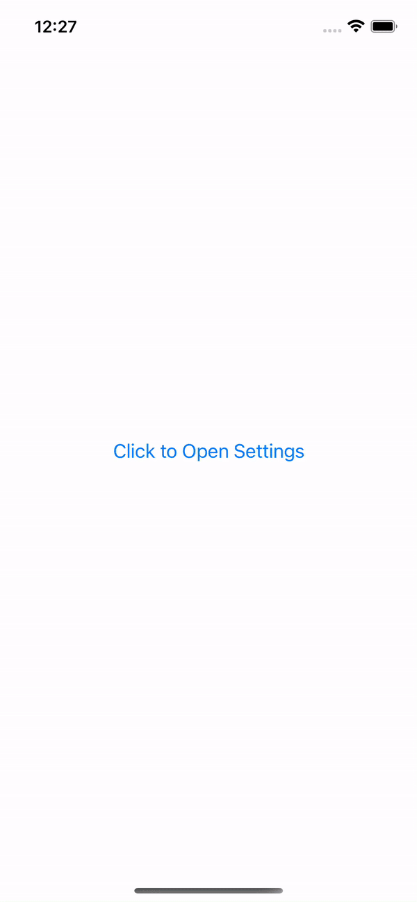 react native open settings ios