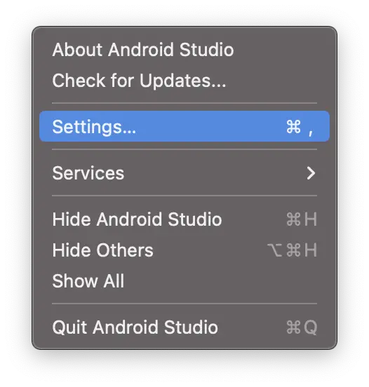 change jdk location in Android Studio