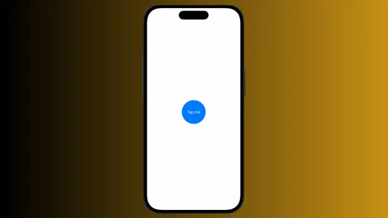 How to Create Circle Button in iOS SwiftUI