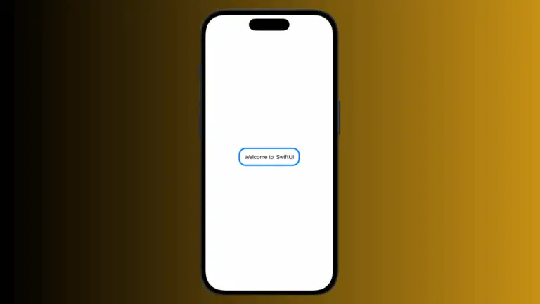 How to Add HStack with Rounded Border in iOS SwiftUI