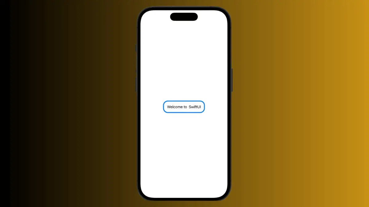 How to Add HStack with Rounded Border in iOS SwiftUI