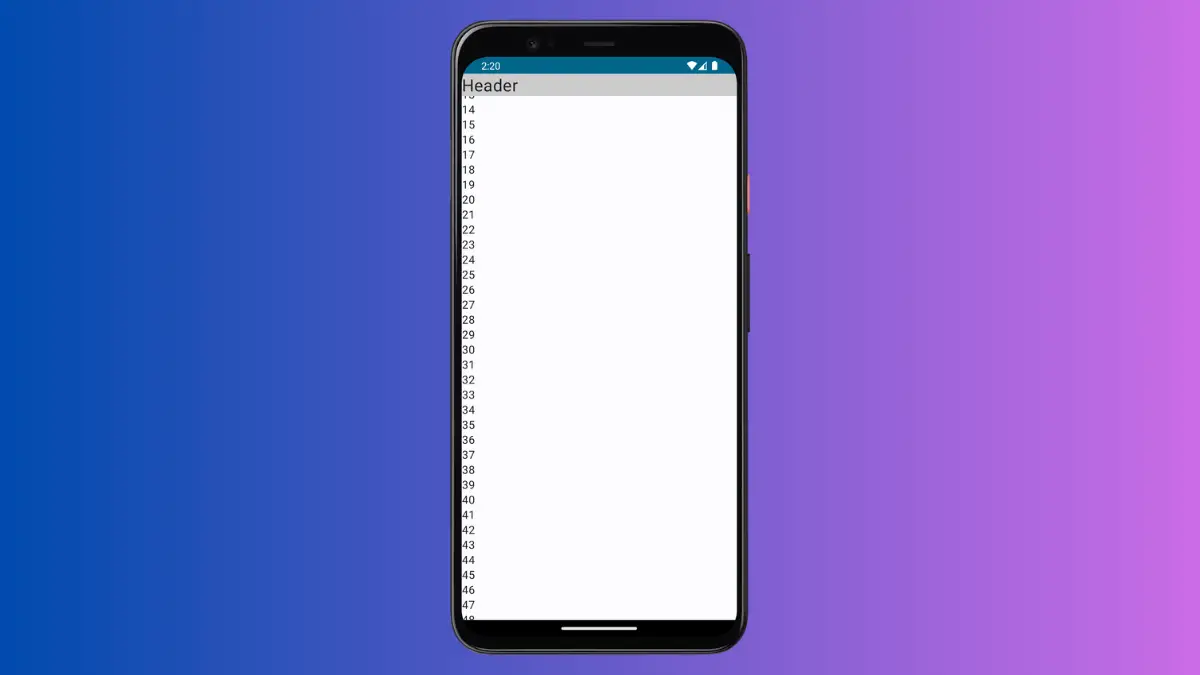 How to Add LazyColumn with Sticky Header in Android Jetpack Compose