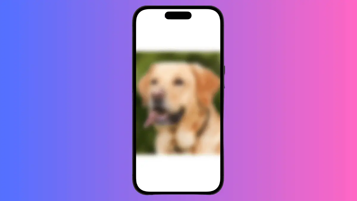 How to Apply Blur to Images in iOS SwiftUI
