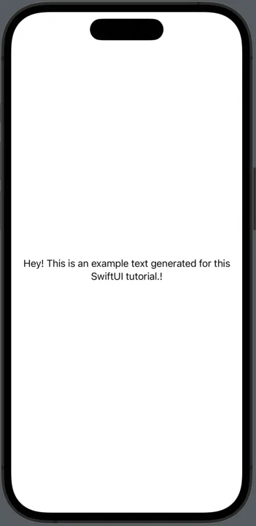 SwiftUI Text alignment