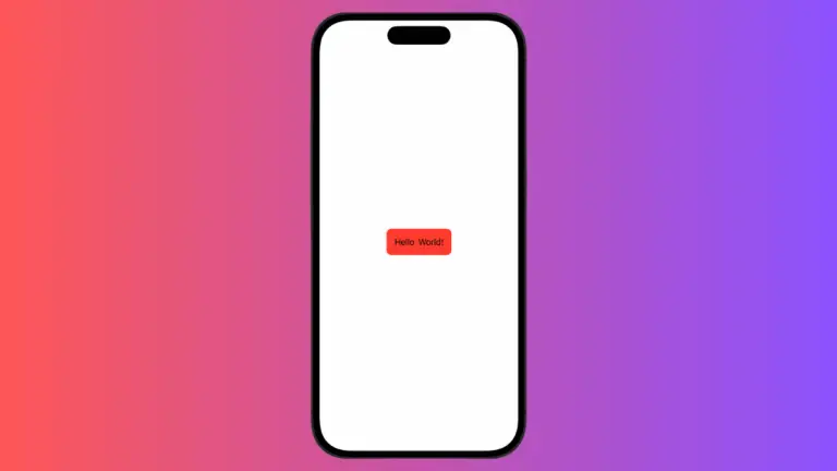 How to Set HStack Background Color in iOS SwiftUI