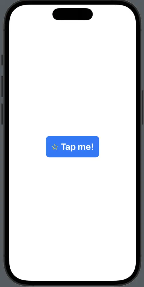 button with text and image swiftui