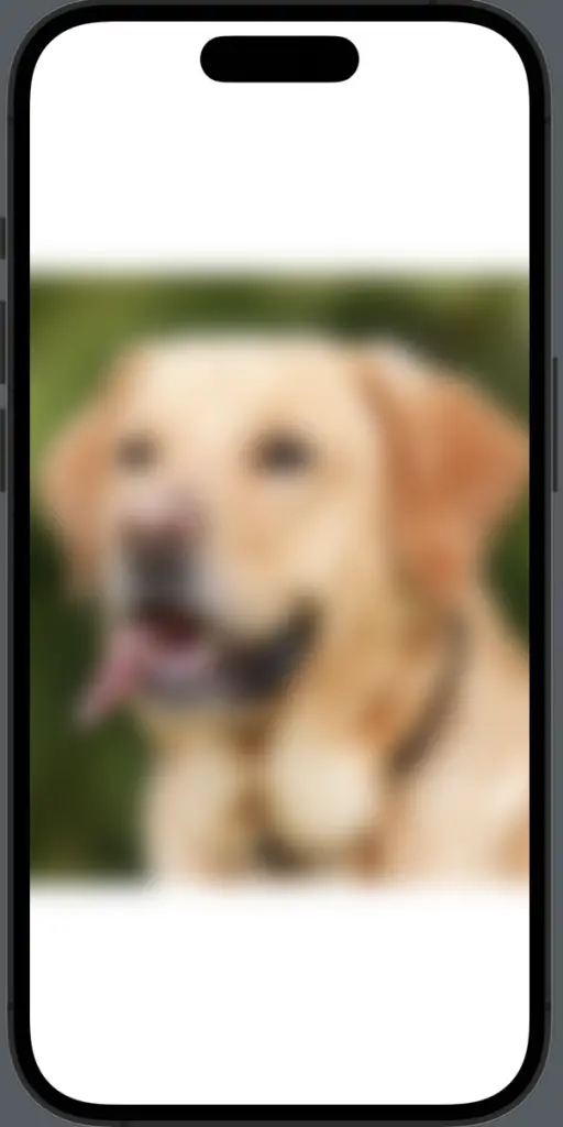 SwiftUI image blur