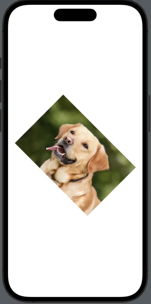 swiftui rotate image