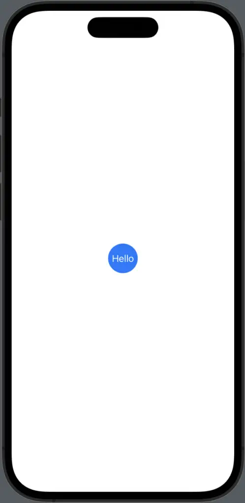 swiftui text in circle