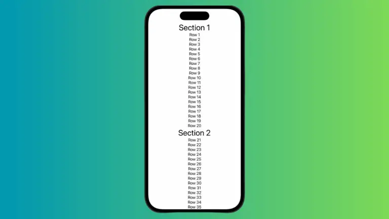 How to Add LazyVStack with Section in iOS SwiftUI