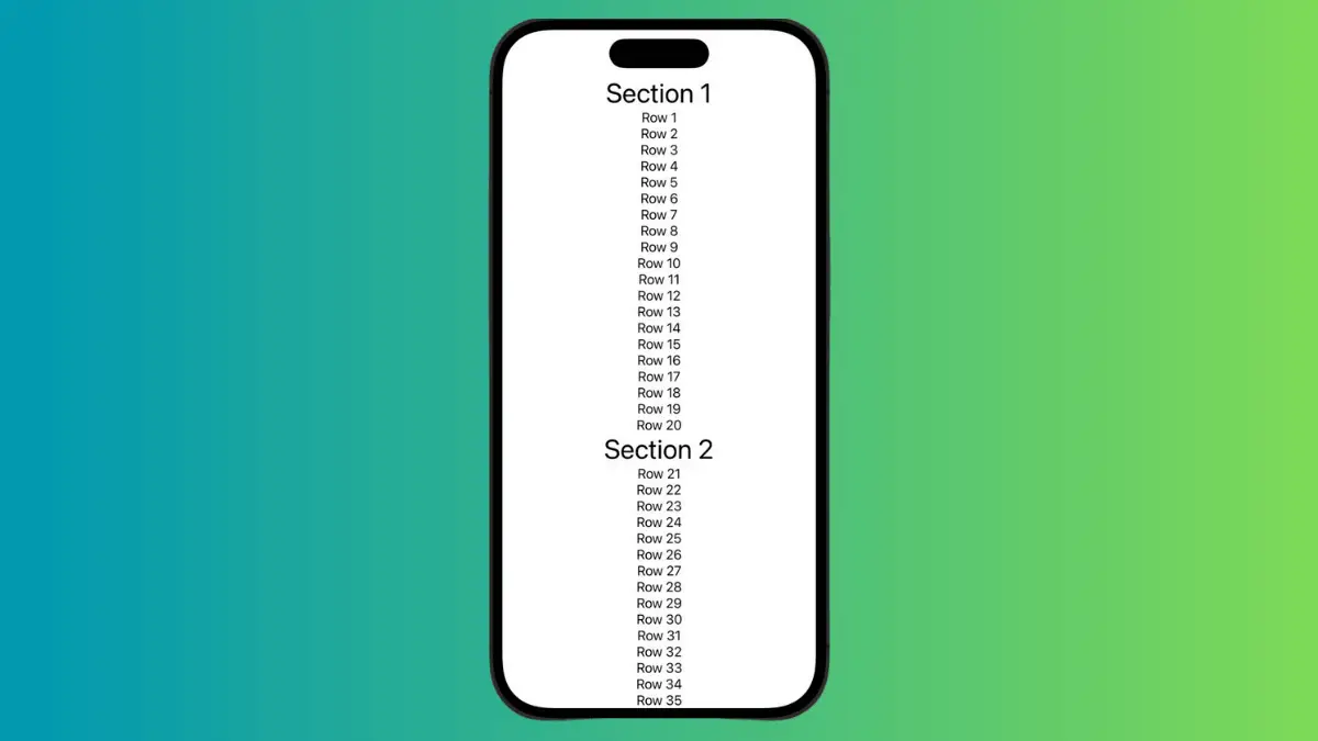 How to Add LazyVStack with Section in iOS SwiftUI