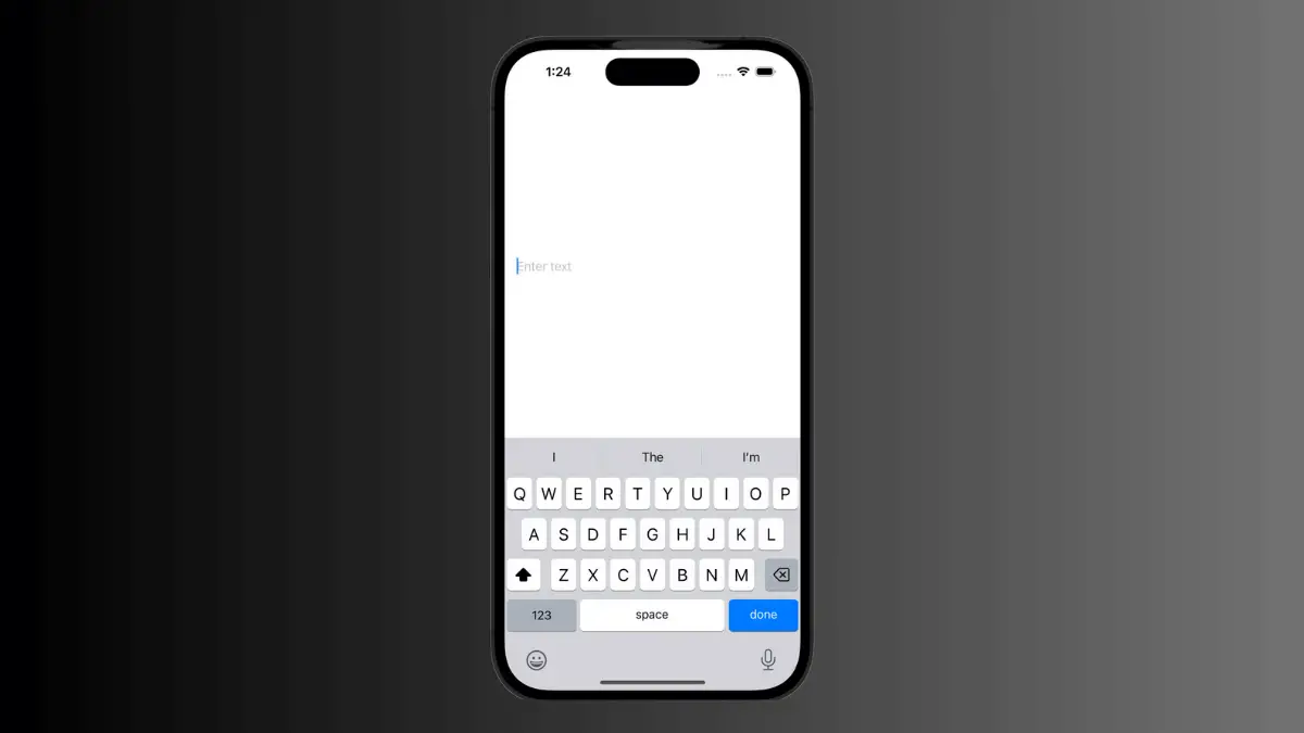 How to Add a Done Button to iOS SwiftUI TextField