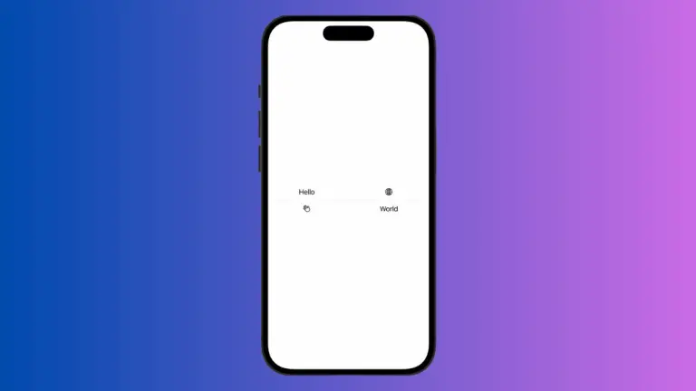 How to Create Simple Grid Layout in iOS SwiftUI