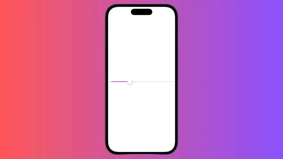 How to Add Slider in iOS SwiftUI