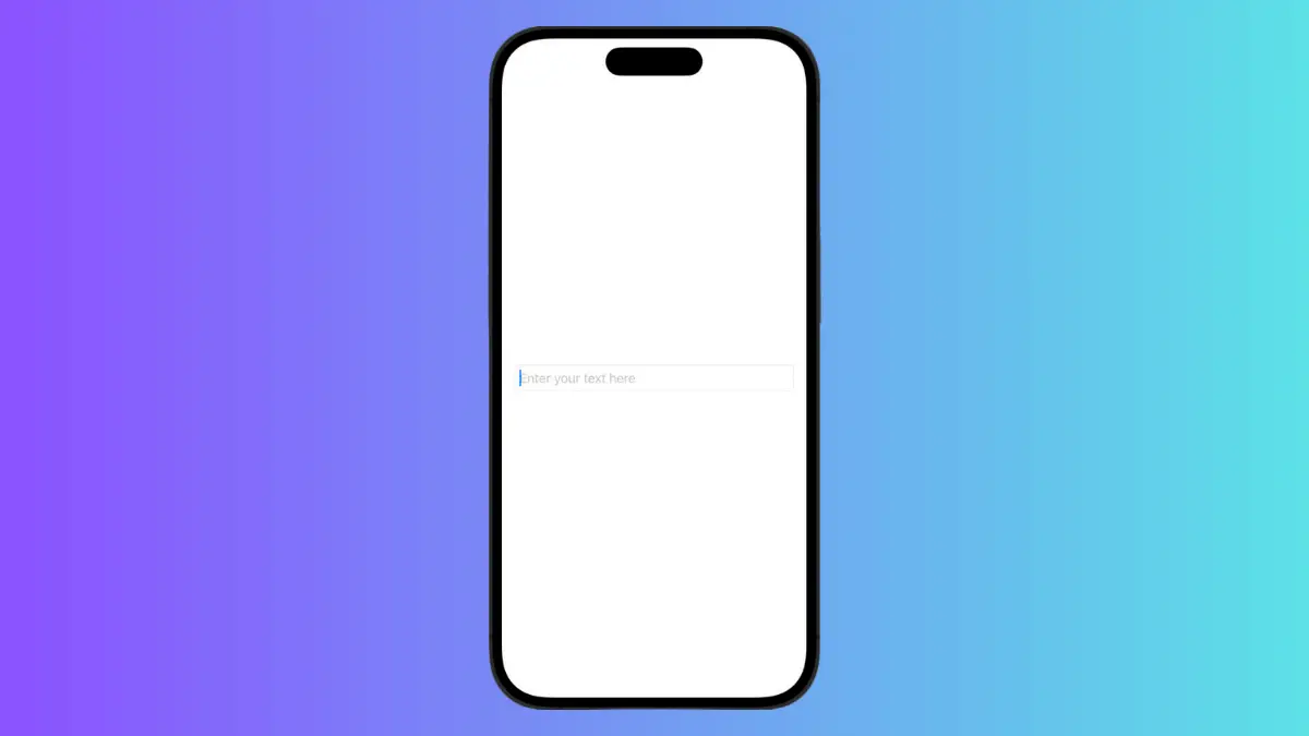 How to Add TextField in iOS SwiftUI