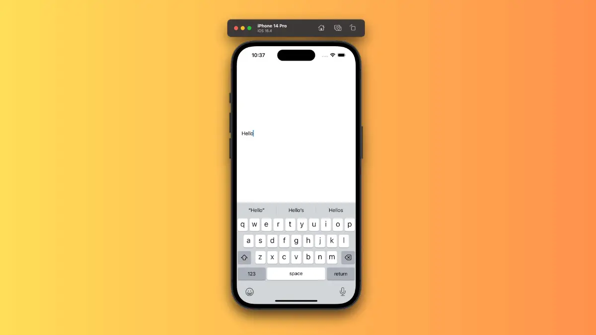 How to Capitalize First Letter in iOS SwiftUI TextField
