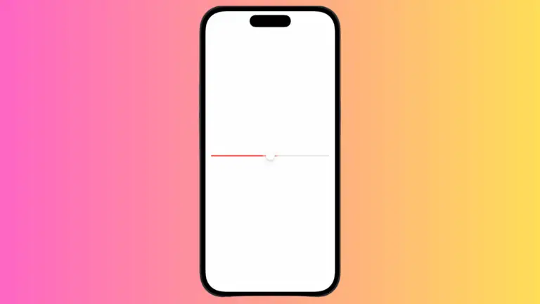 How to Change Slider Color in iOS SwiftUI