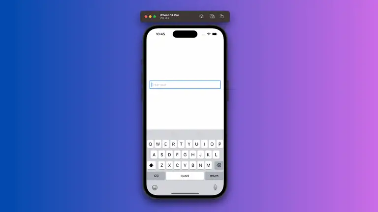 How to Change TextField Border Color in iOS SwiftUI