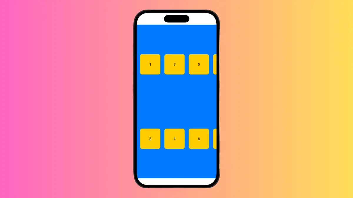 How to Set LazyHGrid Background Color in iOS SwiftUI