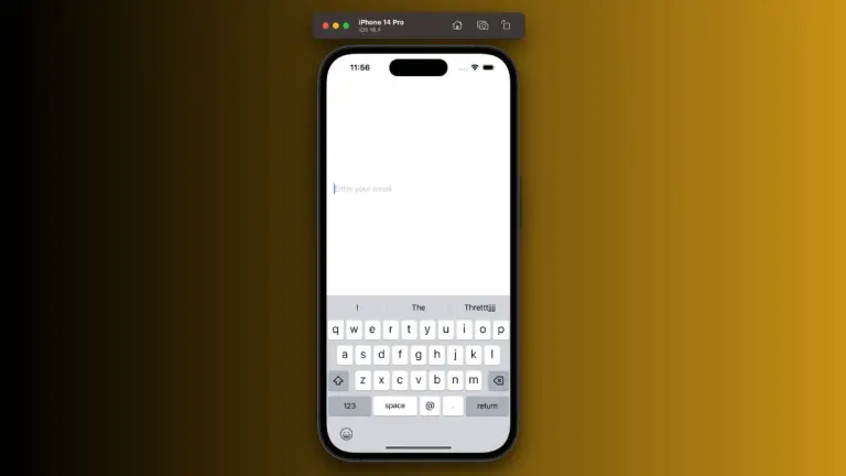 How to Customize Keyboard for Email Input in iOS SwiftUI TextField