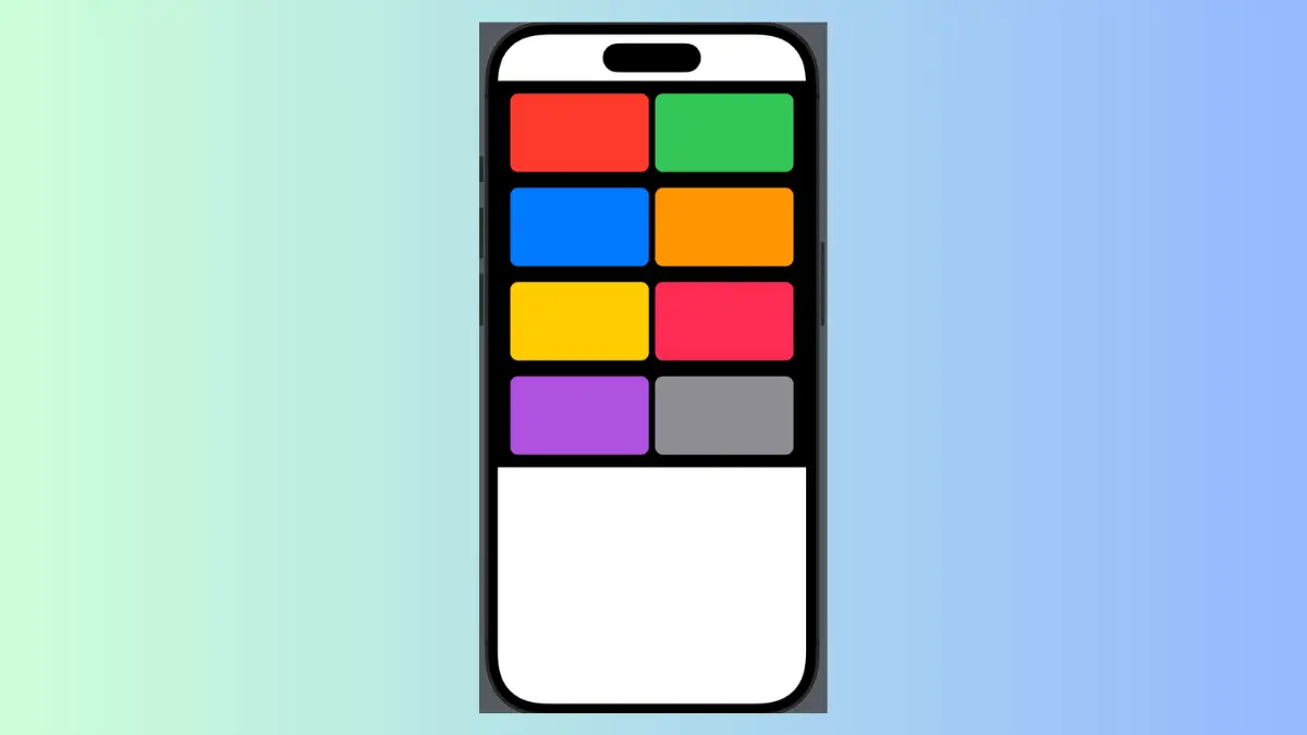 How to Set LazyVGrid Background Color in iOS SwiftUI