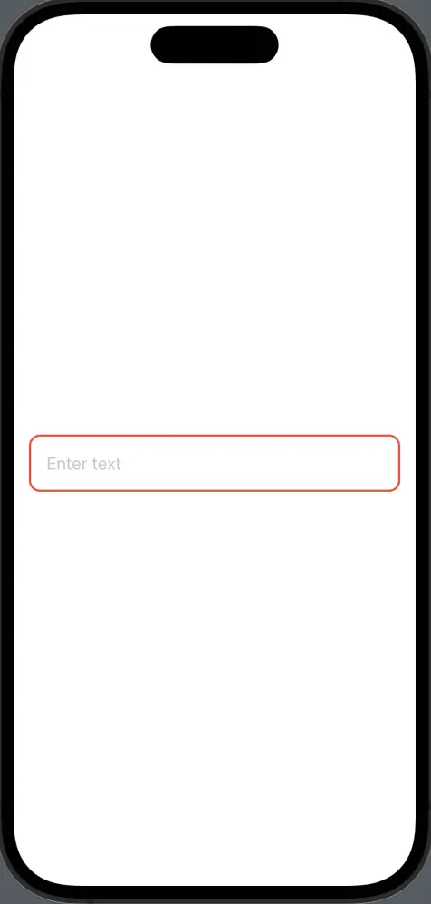 swiftui textfield with border