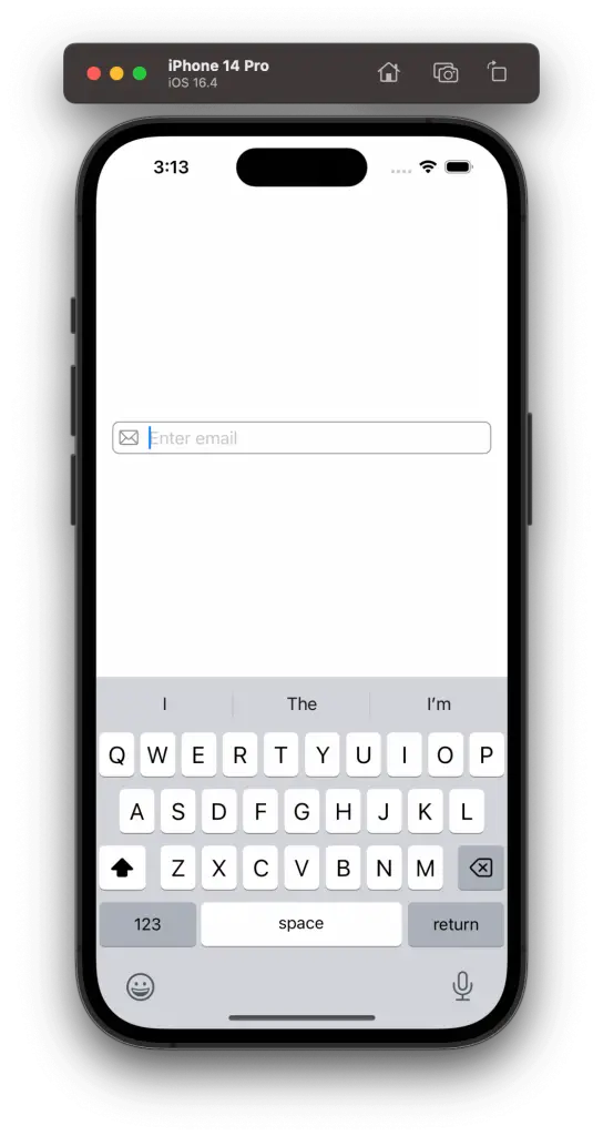 swiftui textfield with icon