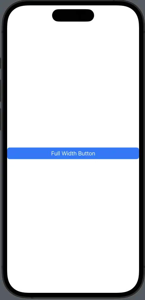 Full Width Button with ButtonStyle swiftui