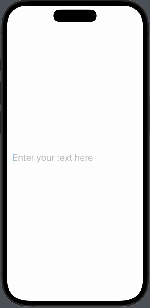 SwiftUI TextField with custom color