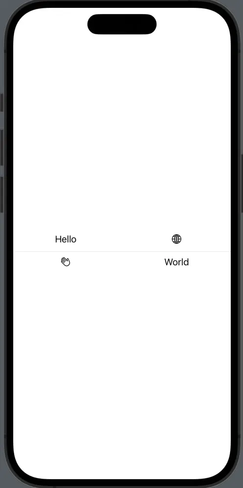 swiftui grid with divider