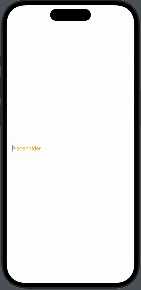 swiftui placeholder color