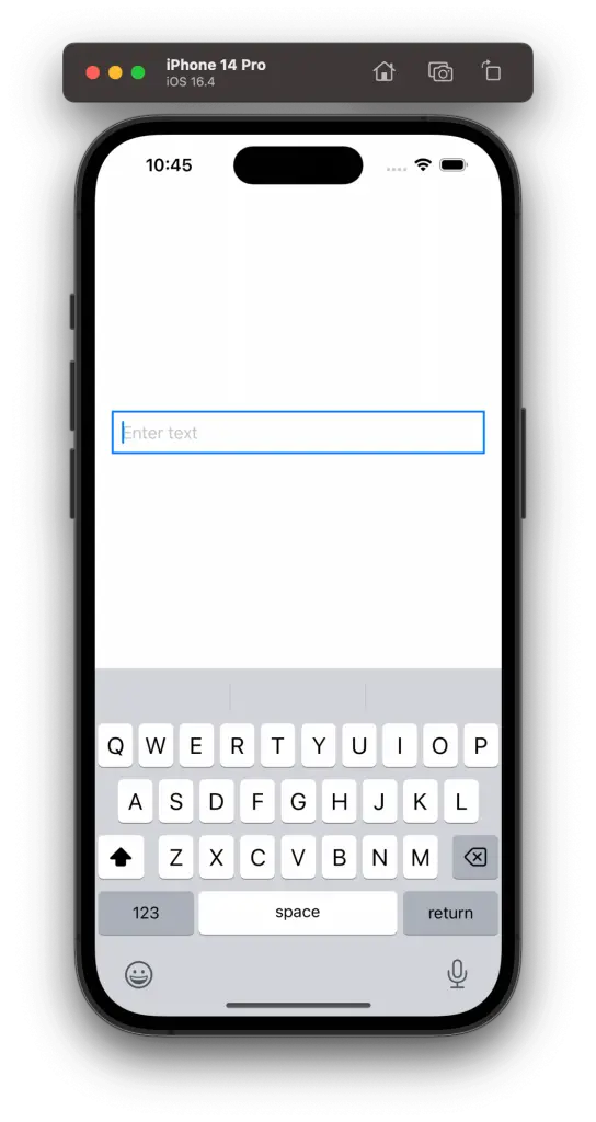 swiftui textfield border color