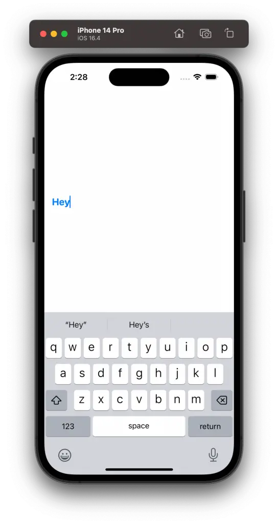 swiftui textfield font color