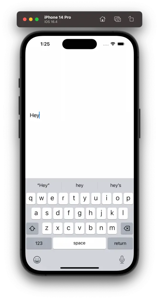 swiftui textfield font size