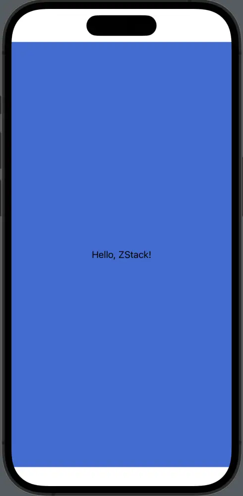 swiftui zstack order